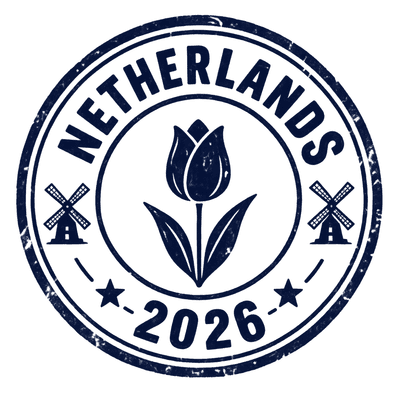 Netherlands visa stamp